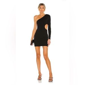 superdown Katia Cut Out Dress in Black - small